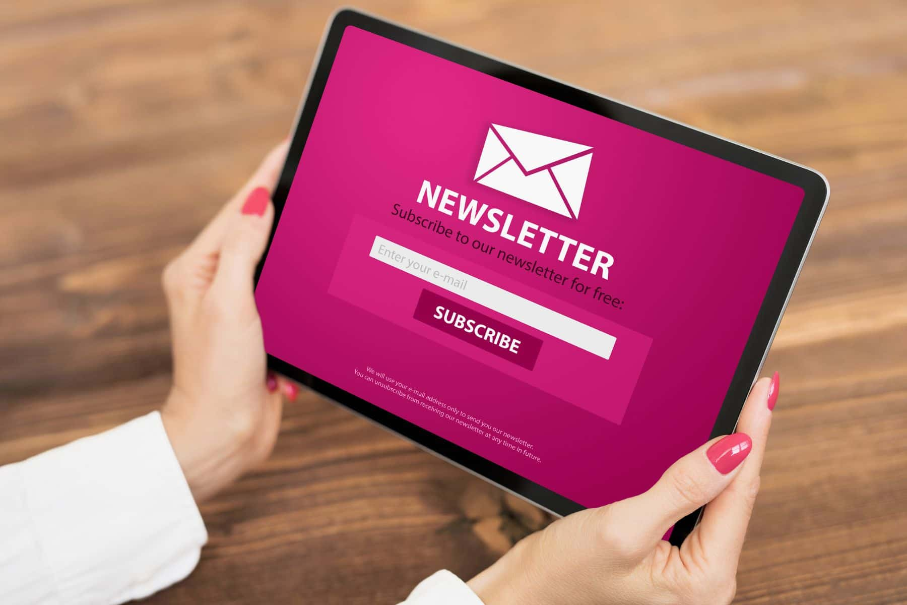 Newsletter de marketing para SaaS